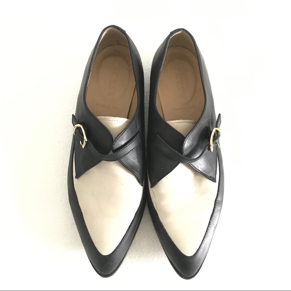 JCREW black n white men inspired shoe - size 7